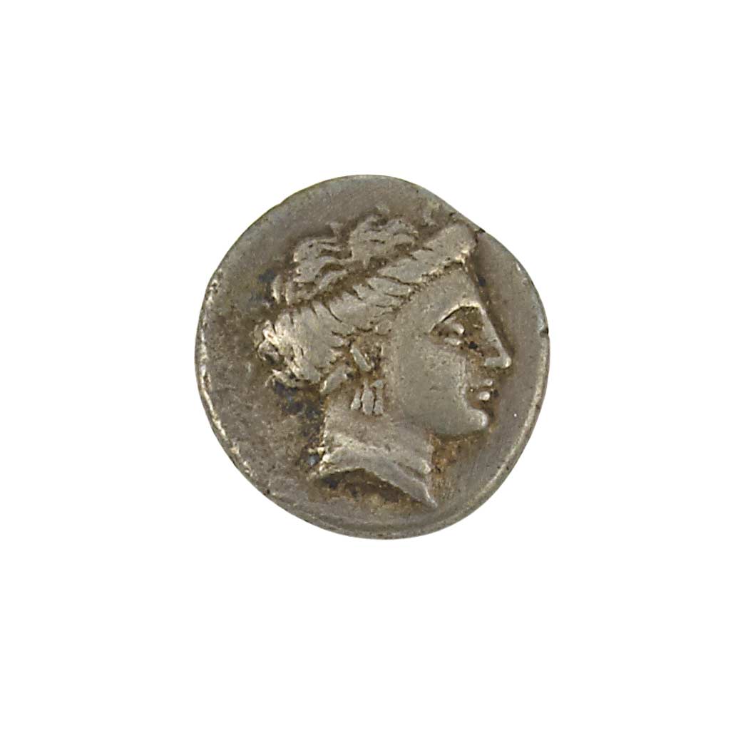 Lot image - Greece, Silver Drachma, Euboea-Chalais, 369-338 B.C.