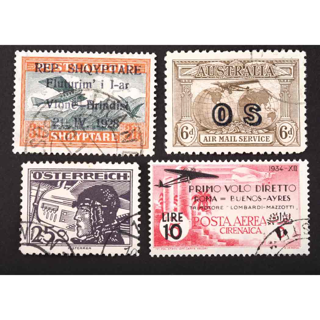 Lot image - Air Post Stamps of the World