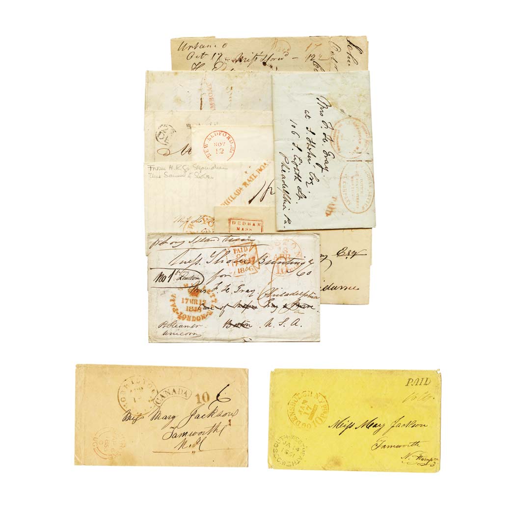 Lot image - United States Stampless Cover Group