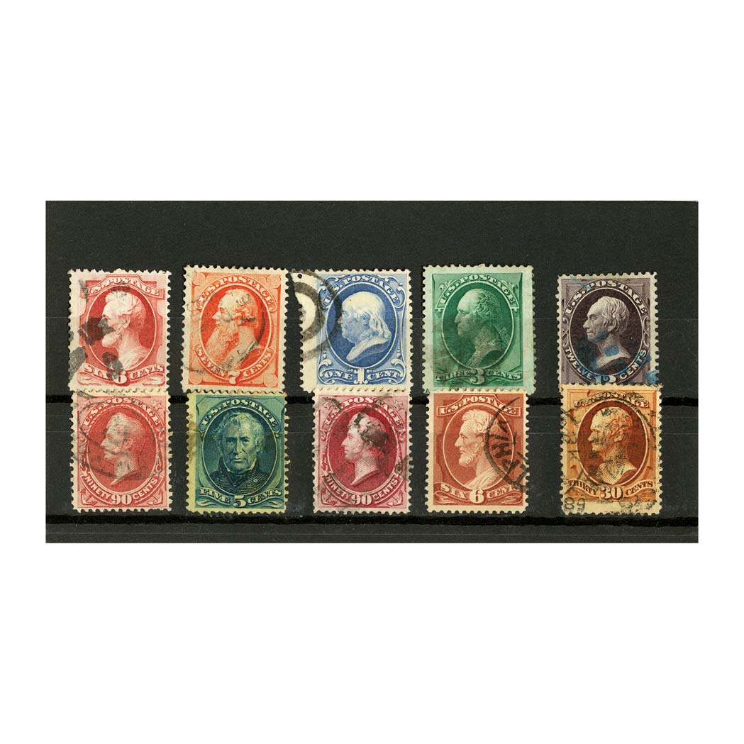 Lot image - United States Bank Notes, 1870 to 1888