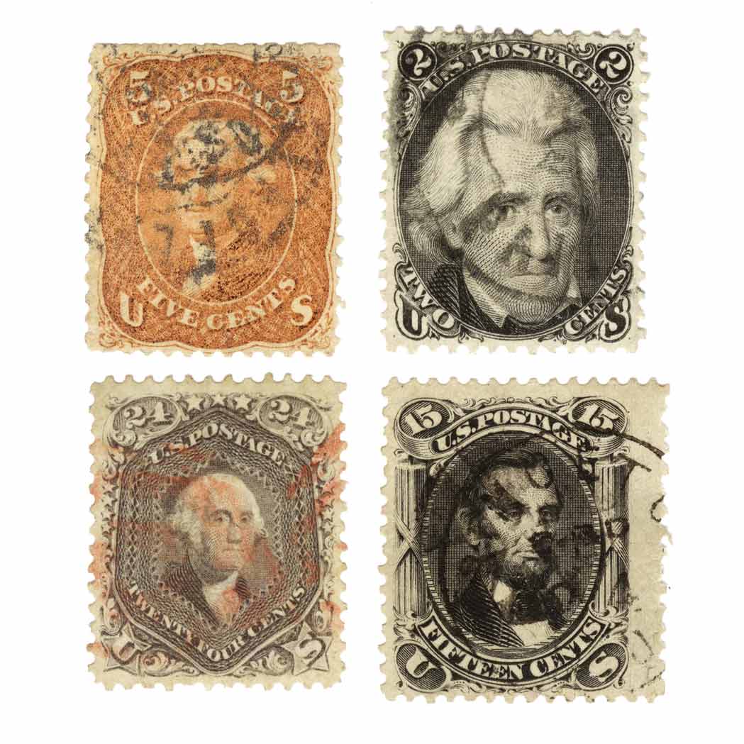 Lot image - 1861-1866 Issues, 2c. to 24c.