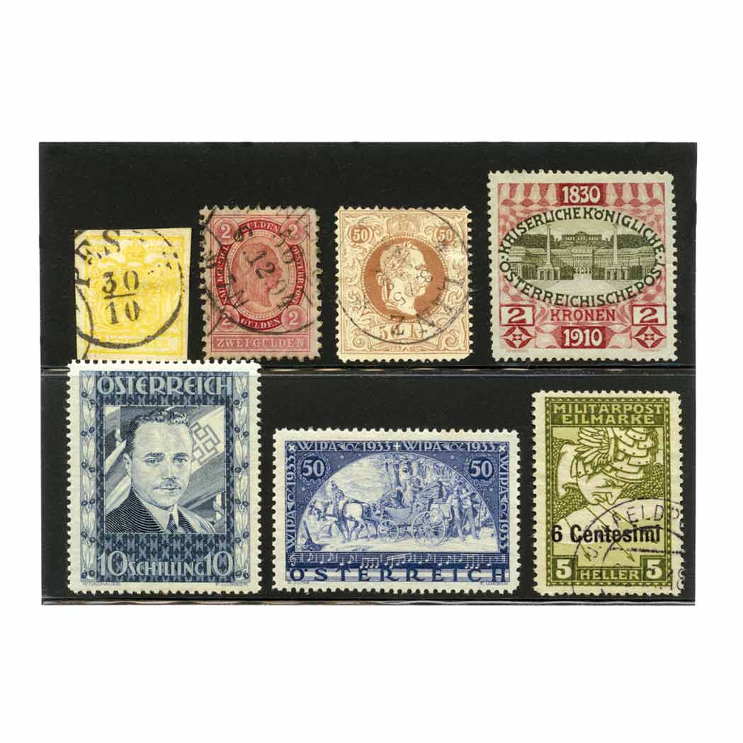 Lot image - Austria Postage Stamp collection, 1850 to 2004