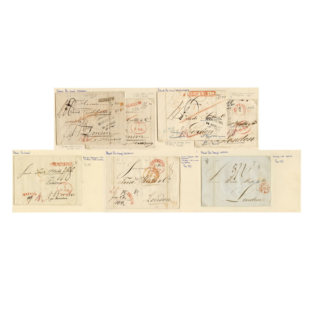 Lot image - Poland Pre-Stamp Letters