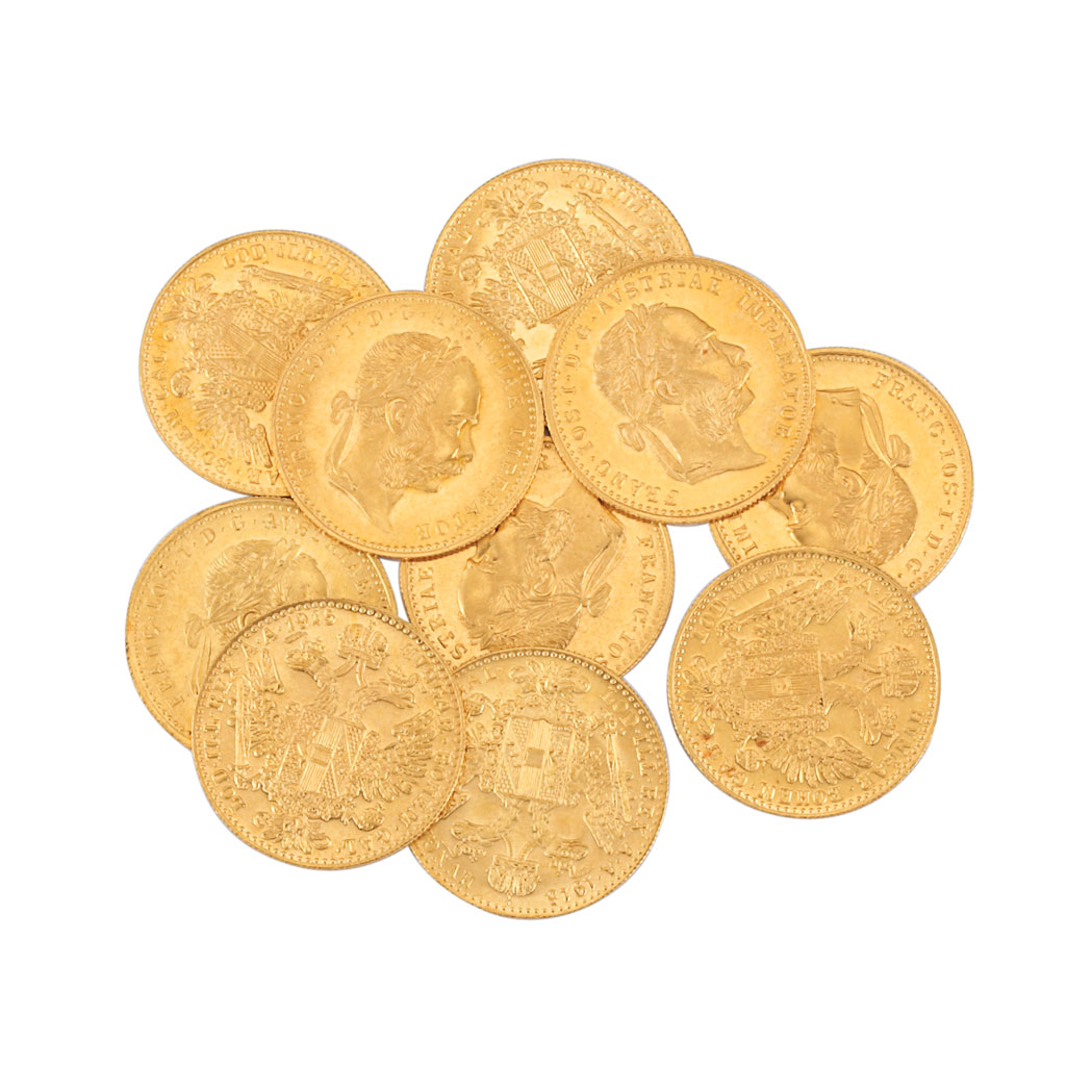 Lot image - Austria, 1915 Ducat Restrike, Fr. 494