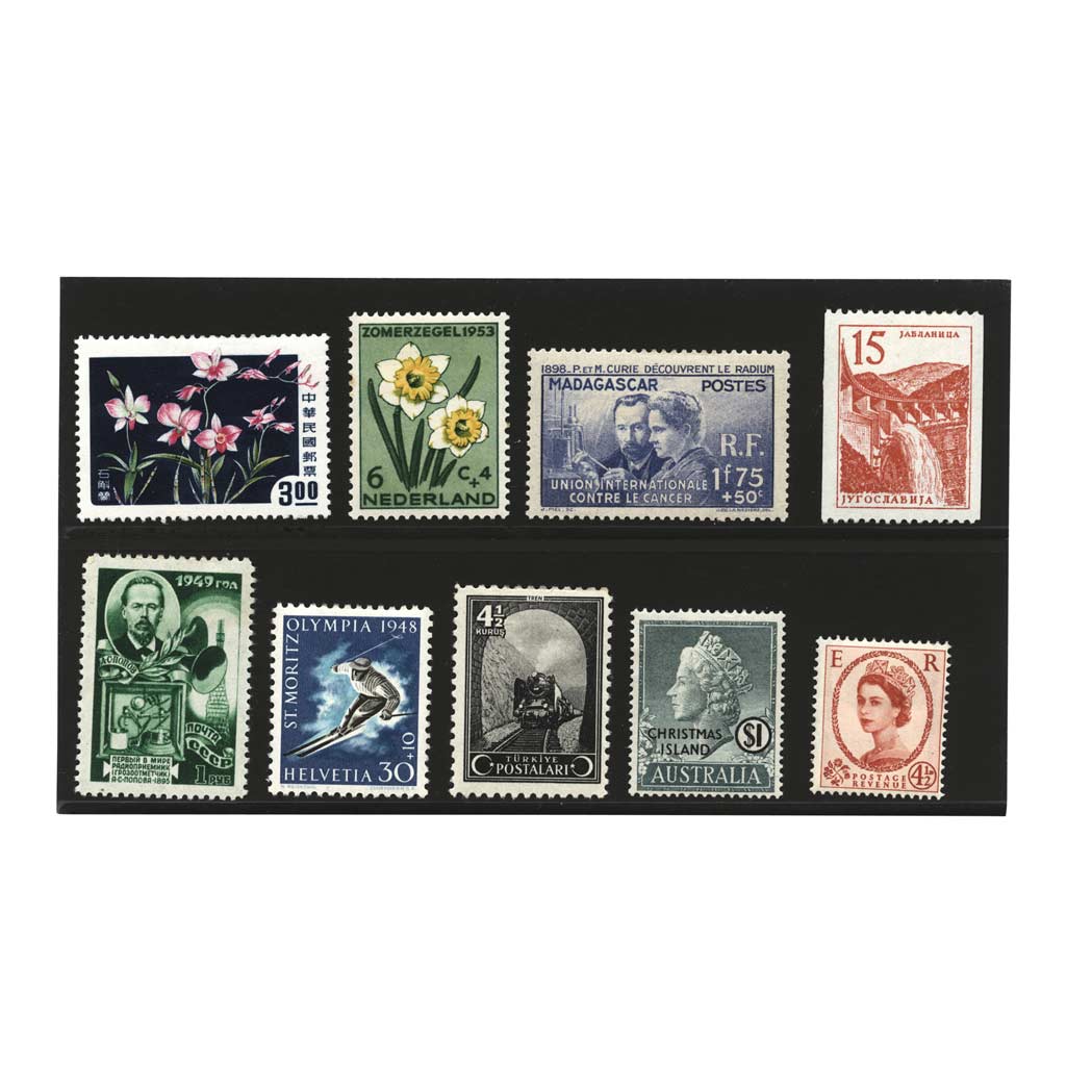 Lot image - Foreign Postage Stamps in Six Volumes