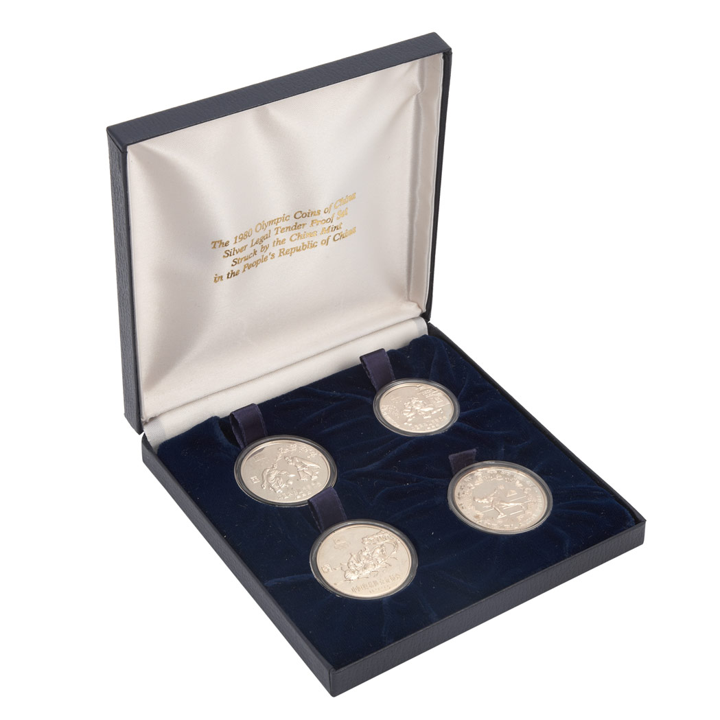 Lot image - China, 1980 Olympic Coins Y. 18-20