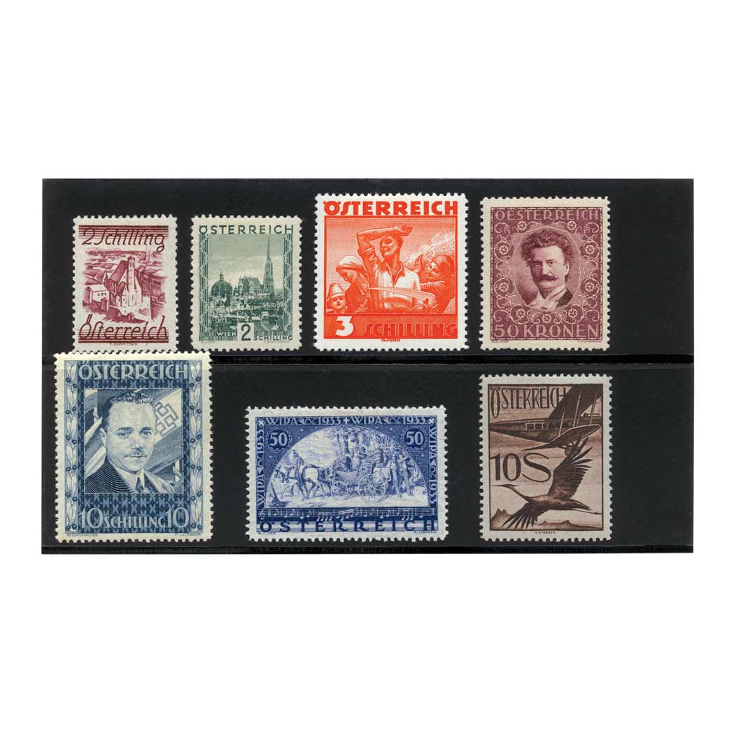 Lot image - Austria, Postage Stamps 1914 to 1937