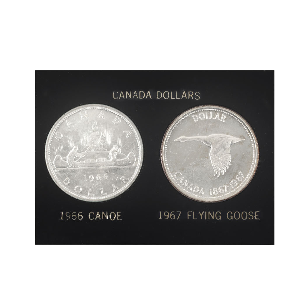 Lot image - Canada Silver Dollar Group