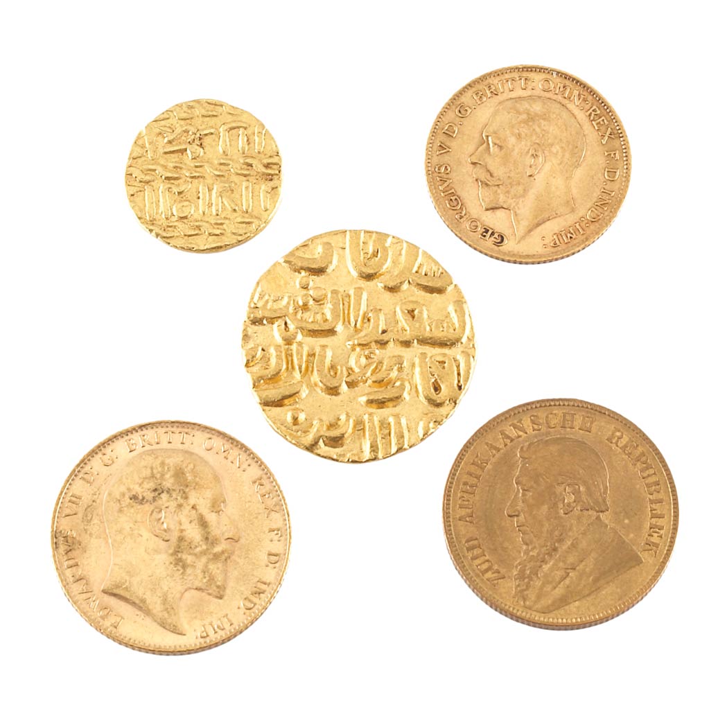 Lot image - British Commonwealth, Group of Ten Gold Coins