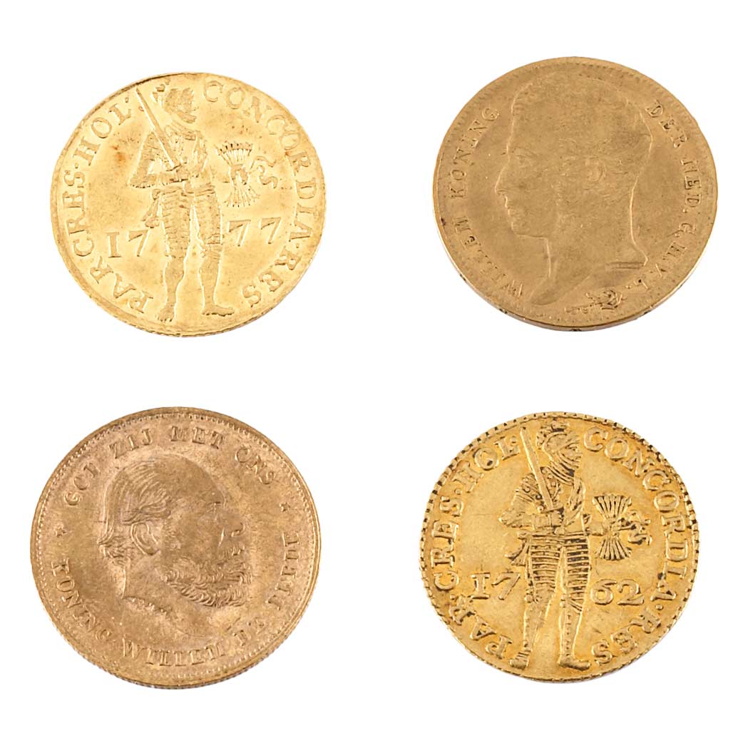Lot image - Netherlands, Ten Gold Coins