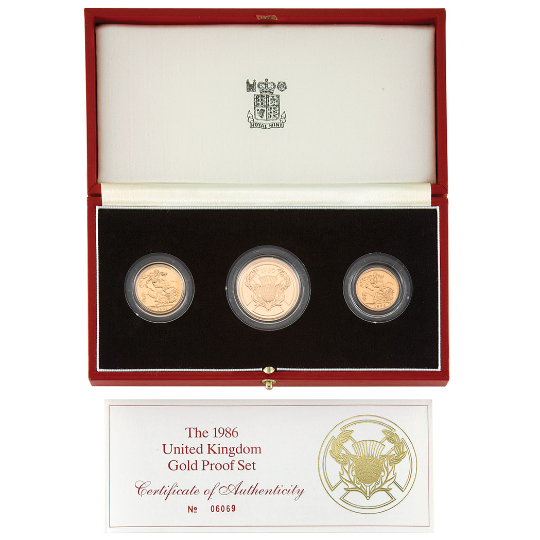Lot image - Great Britain, 1986 Gold Proof Set