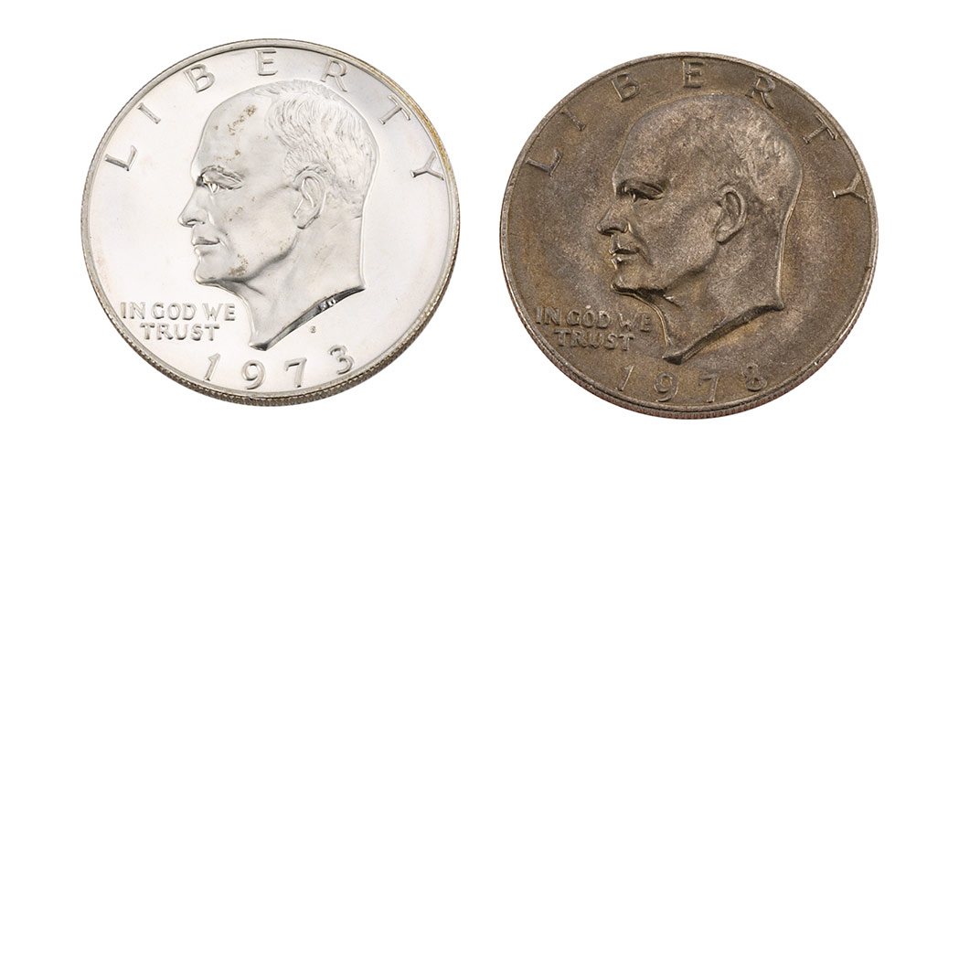 Lot image - Eisenhower and Susan B. Anthony Dollars