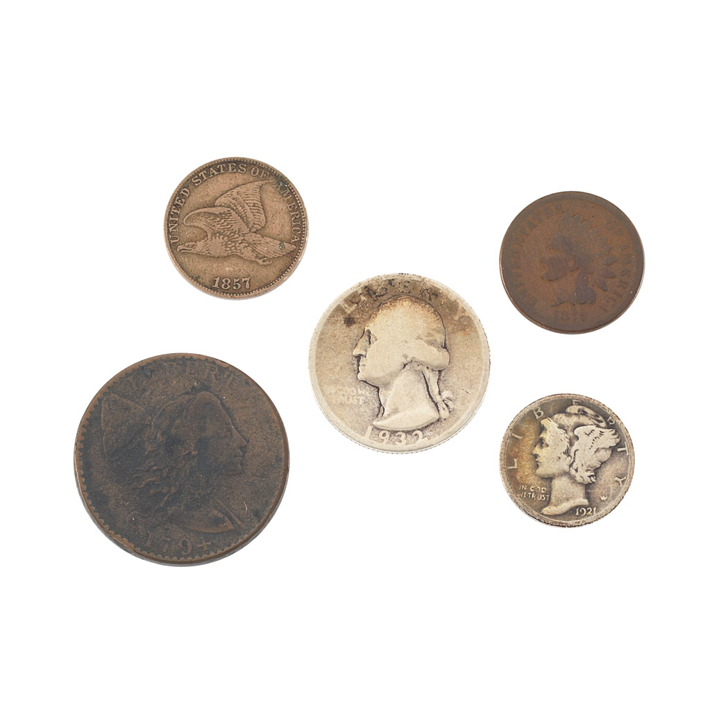 Lot image - United States Coins 1c. to 25c.