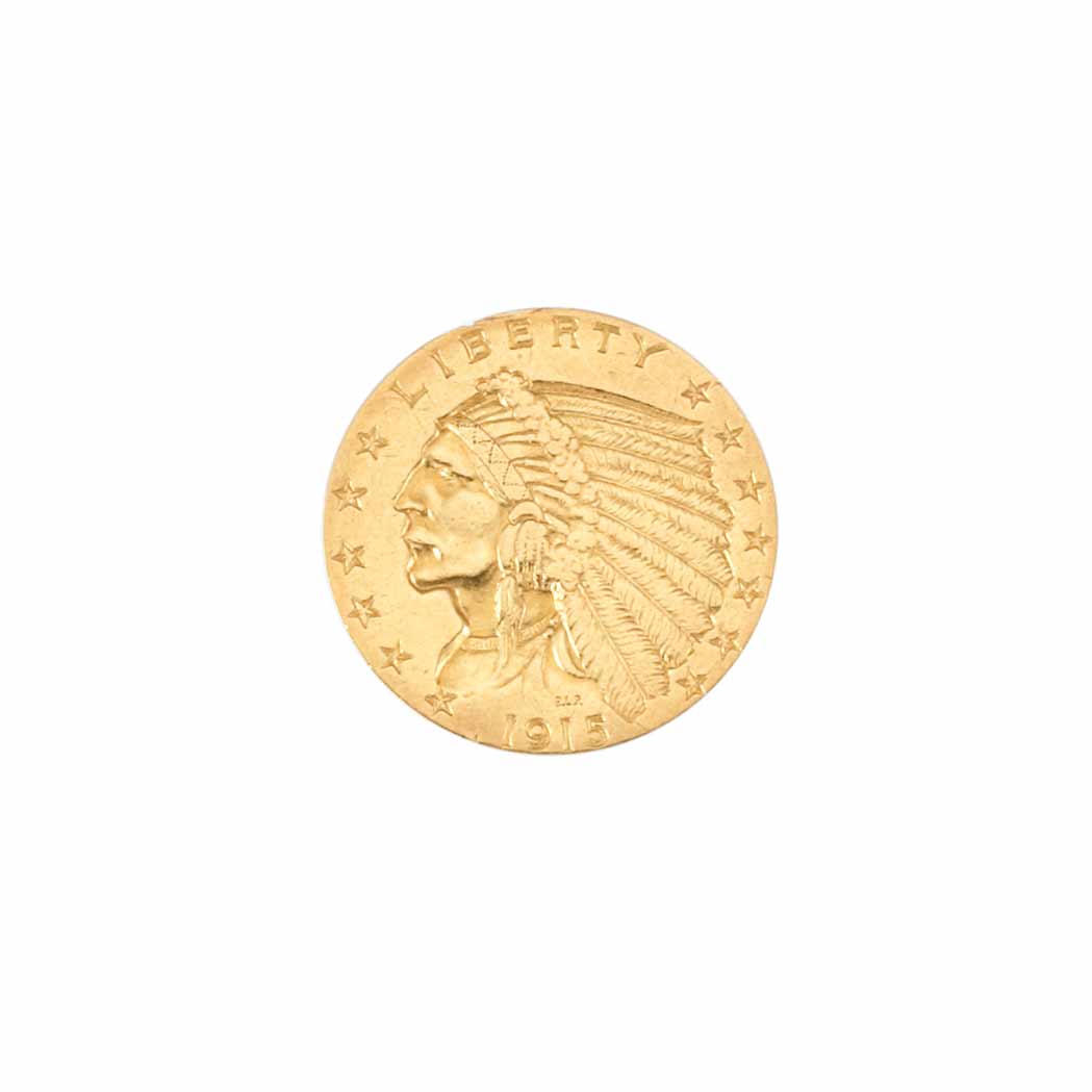Lot image - 1915 $2 1/2 Indian