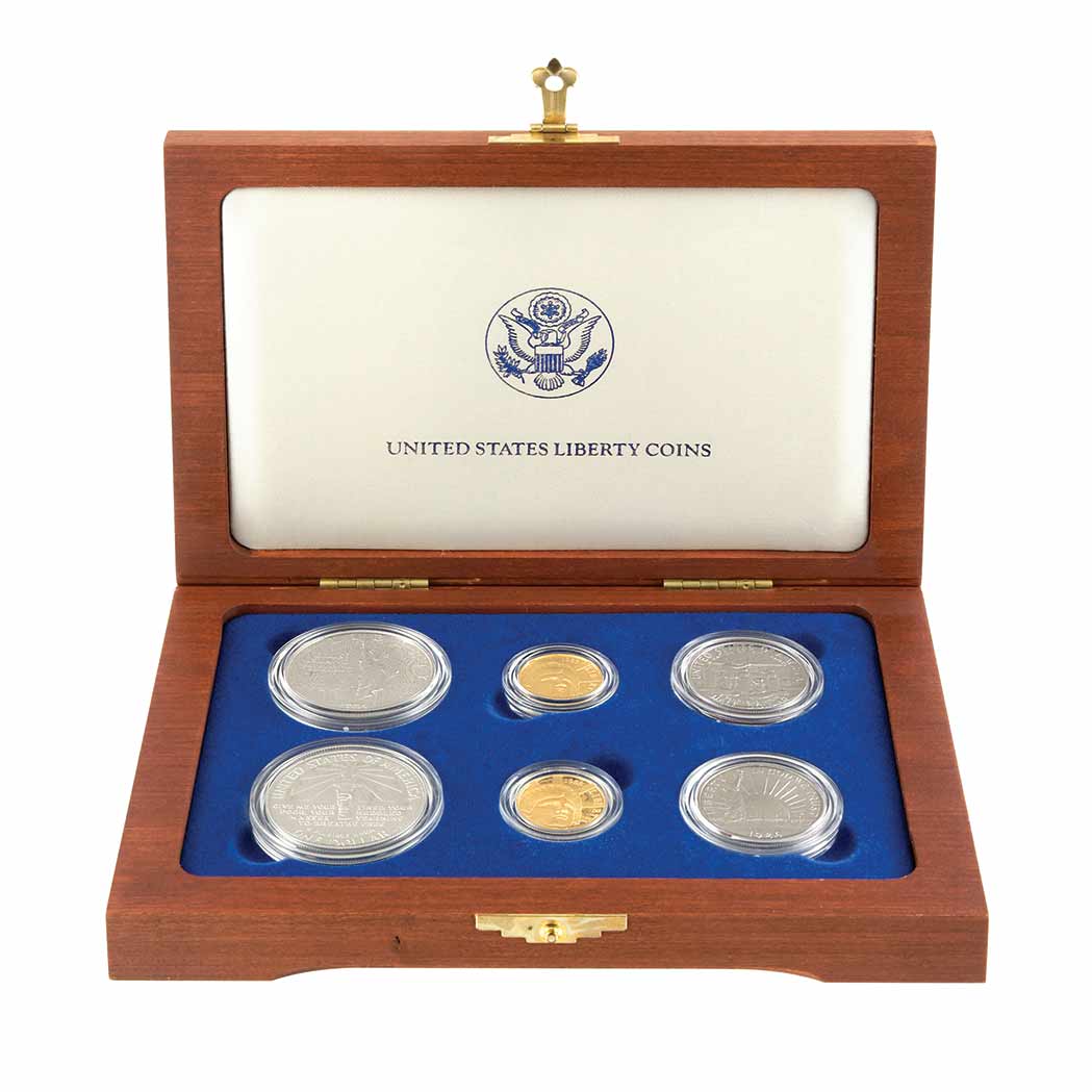 Lot image - 1986 Statue of Liberty Six-Piece Proof Set