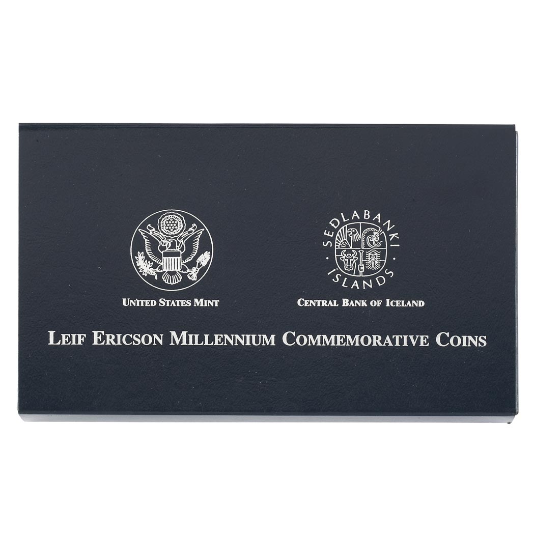 Lot image - Modern Commemorative Two or Three Coin Silver Issues, 1986 to 2000