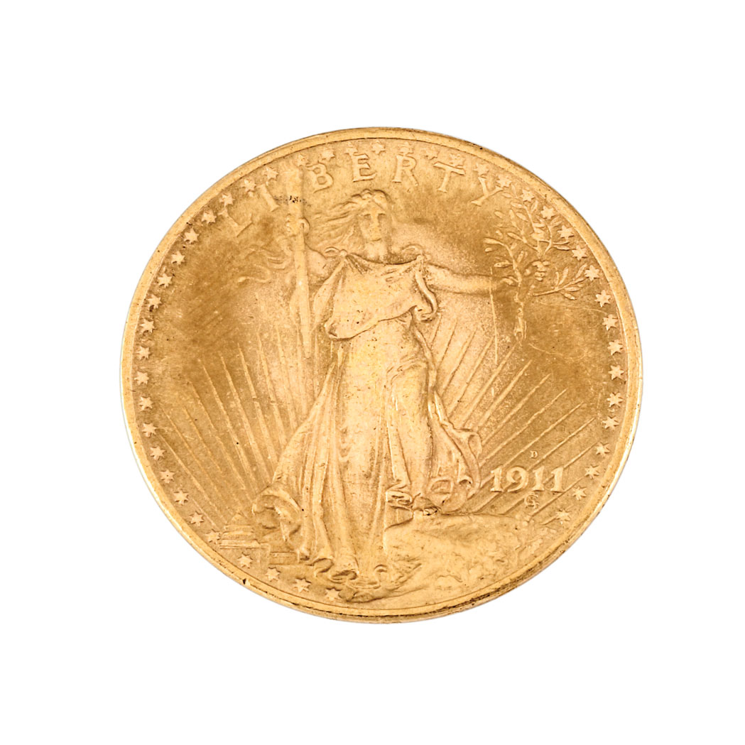 Lot image - United States, $20 1911 D St. Gaudens, Facsimile