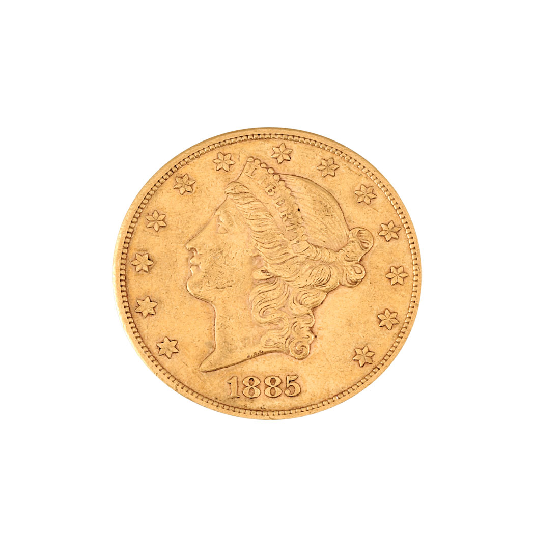 Lot image - 1885 S $20 Liberty