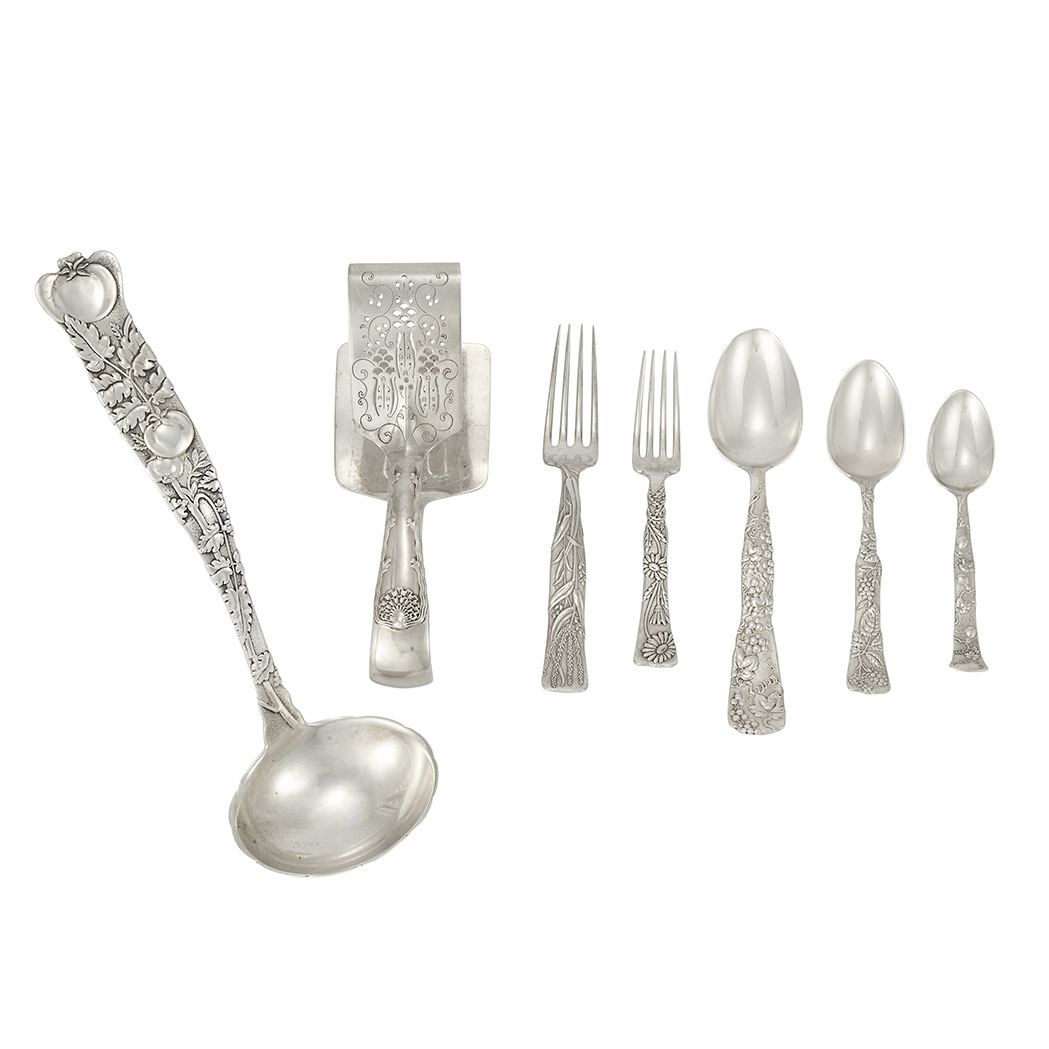 Lot image - Assembled Tiffany & Co. Sterling Silver Partial Flatware Service