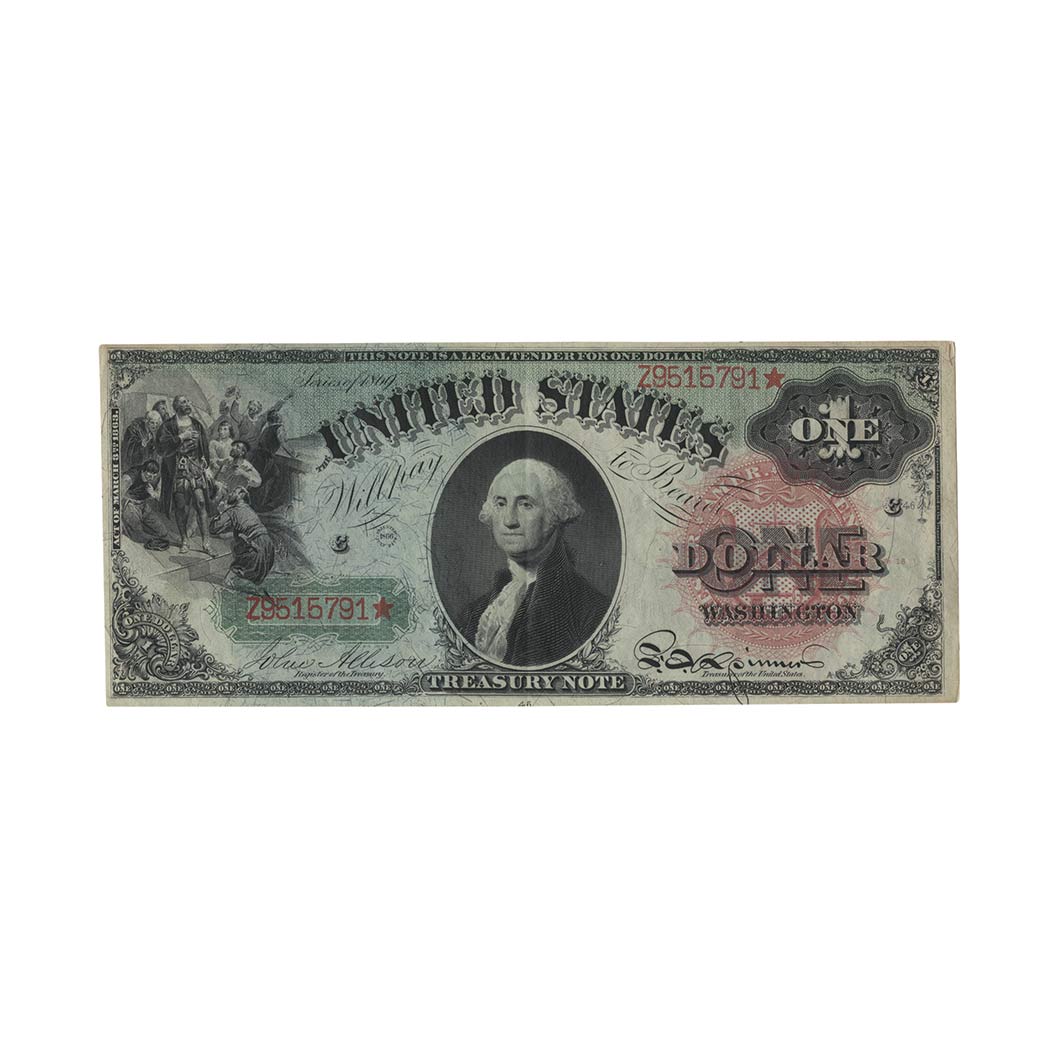 Lot image - U.S. Bank Note, $1 1869 Legal Tender, Fr. 18