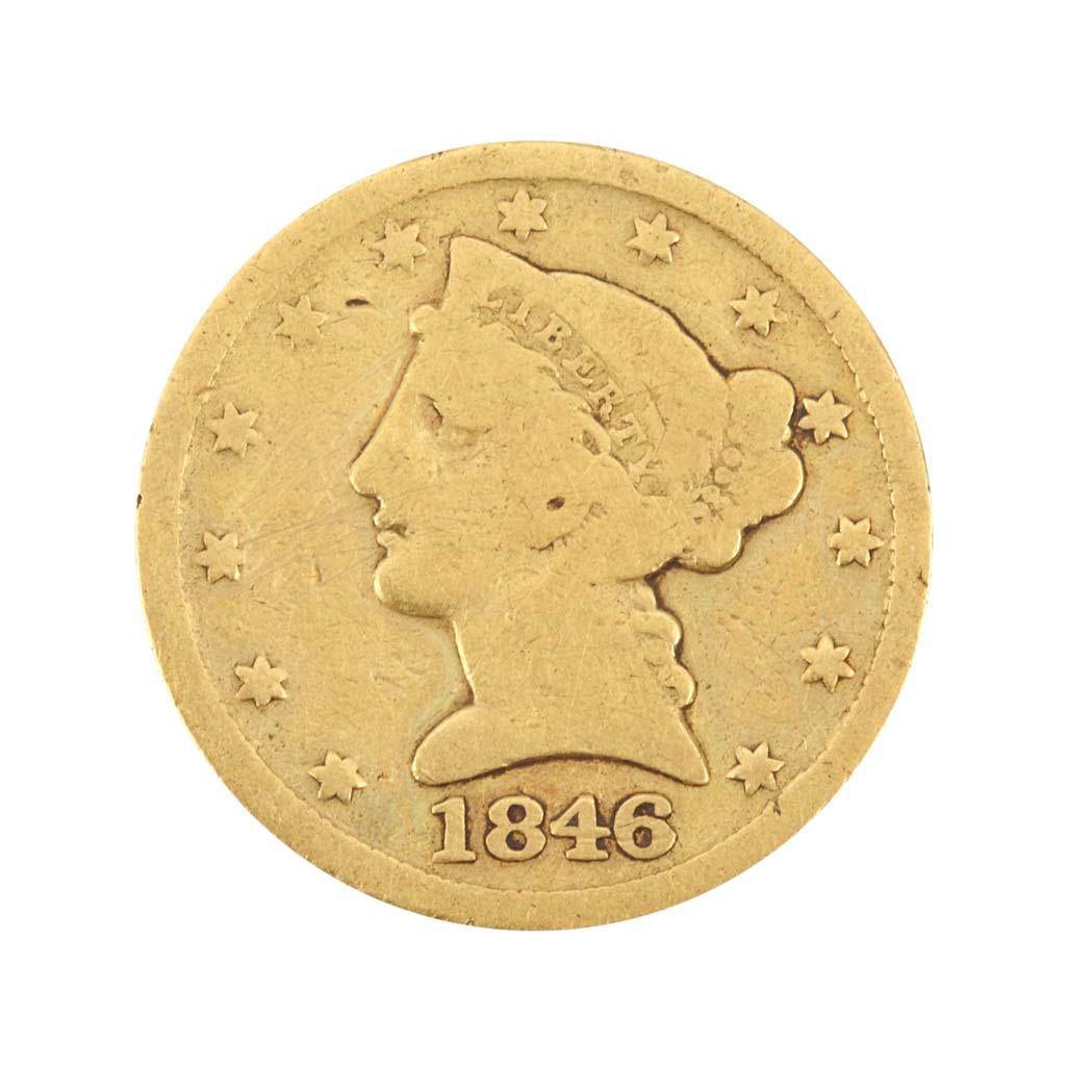 Lot image - United States, $5 1846 D Liberty