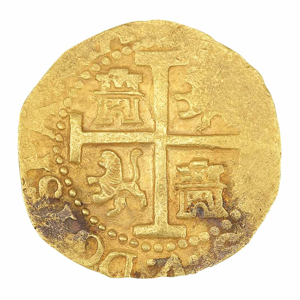 Lot image - Peru, 1708-H, Lima, Gold Cob 8 Escudos, Rf. 7 KM. 38.1