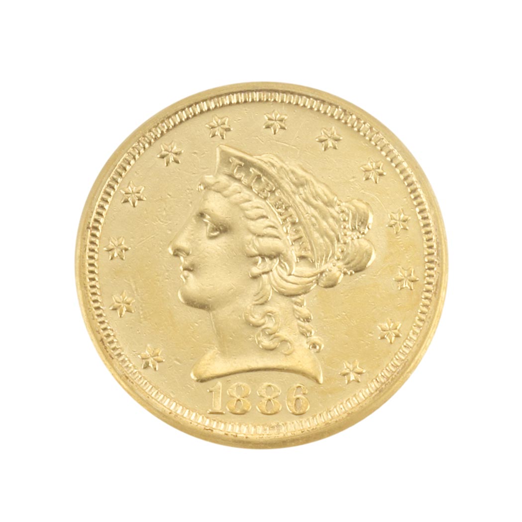 Lot image - United States, $2 1/2 1886 Liberty