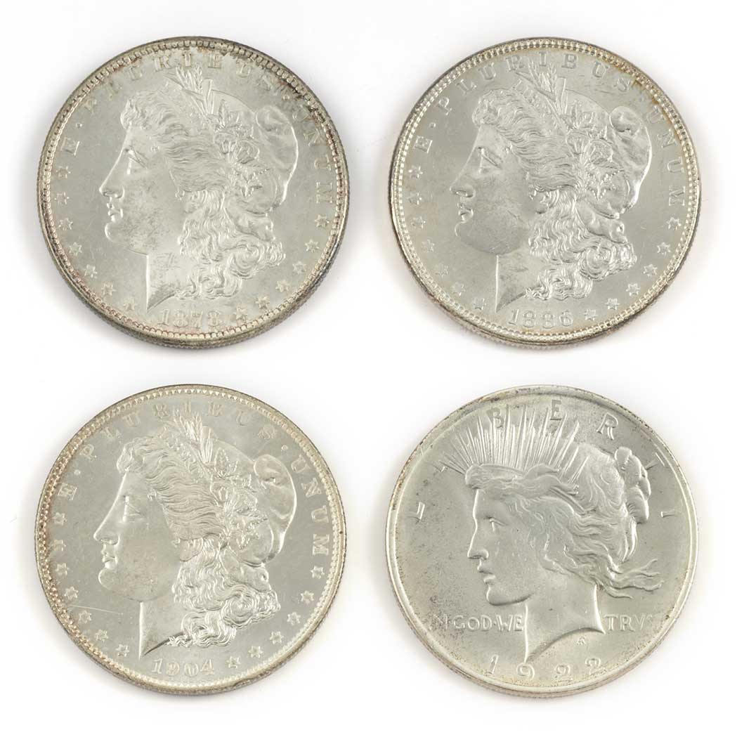 Lot image - United States Silver Dollar Group
