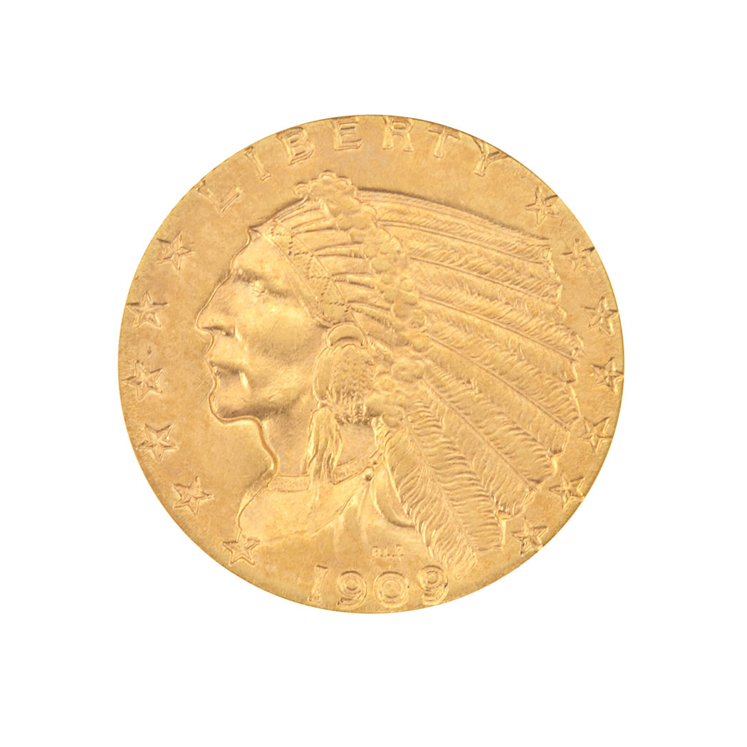 Lot image - United States, $2 1/2 Indian Heads