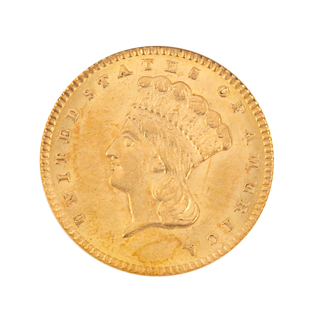 Lot image - United States, $1 1873 P Princess Type III, Open 3