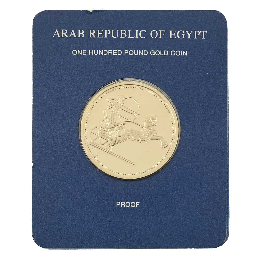 Lot image - Egypt, Group of Eight Gold Coins