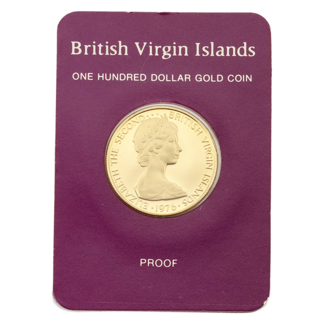 Lot image - British Virgin Islands, Six Gold or Silver Issues