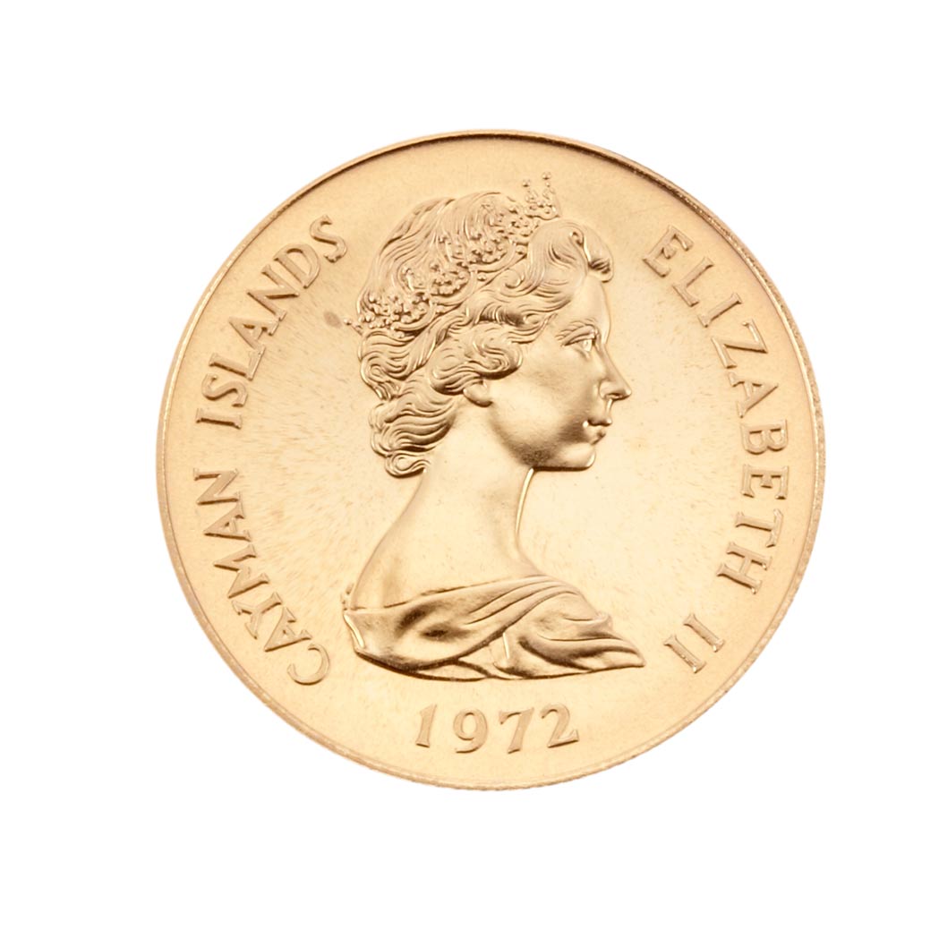 Lot image - Cayman Islands, Four Modern Gold Issues