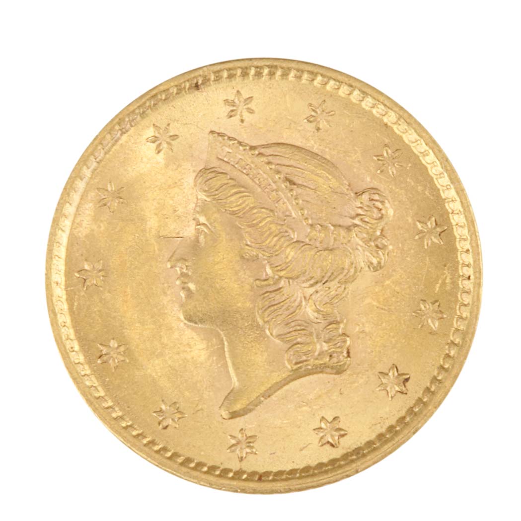 Lot image - United States, $1 1852 P Liberty, Type 1