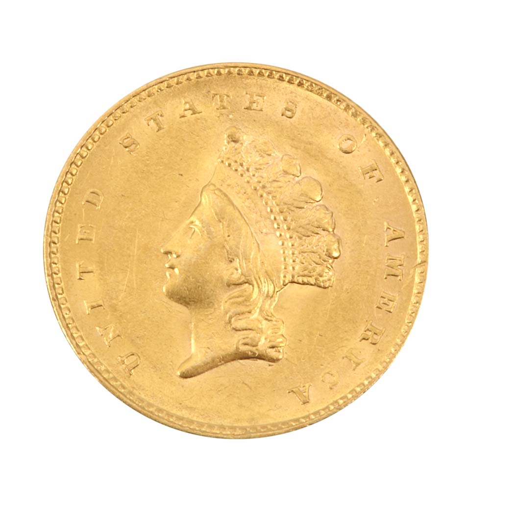 Lot image - United States, $1 1855 P Princess, Type II