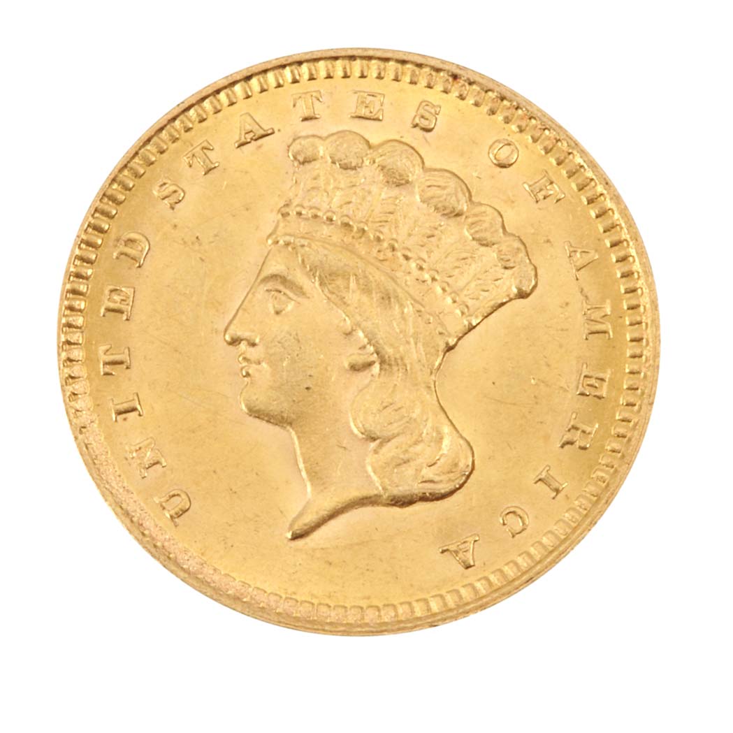 Lot image - United States, $1 1873 P Princess, Type III, Open 3