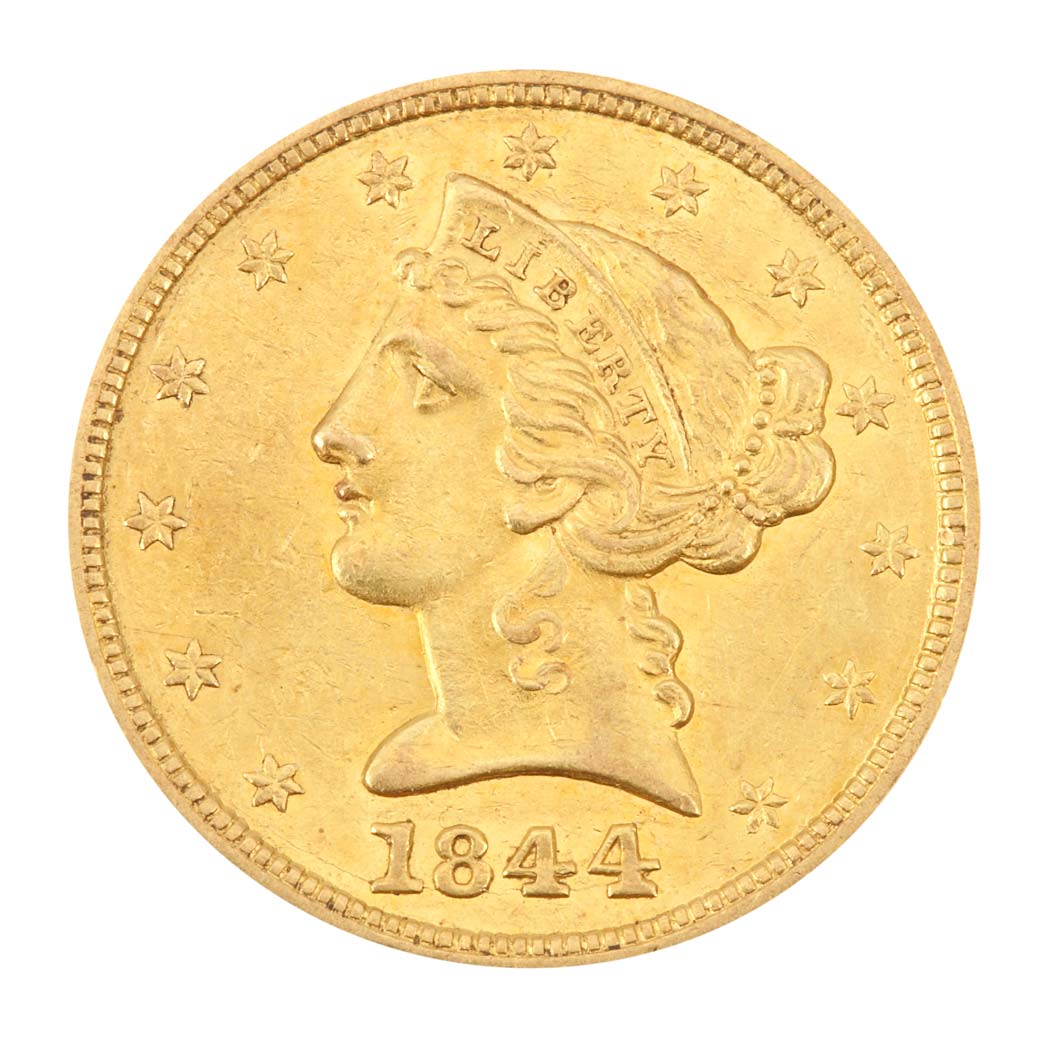 Lot image - United States, $5 1844 P Liberty
