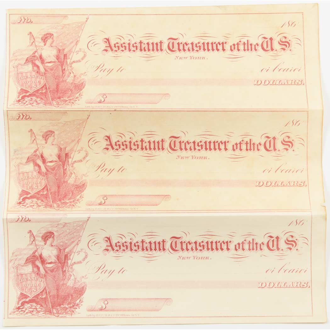 Lot image - United States Ephemera, Finance and Printing