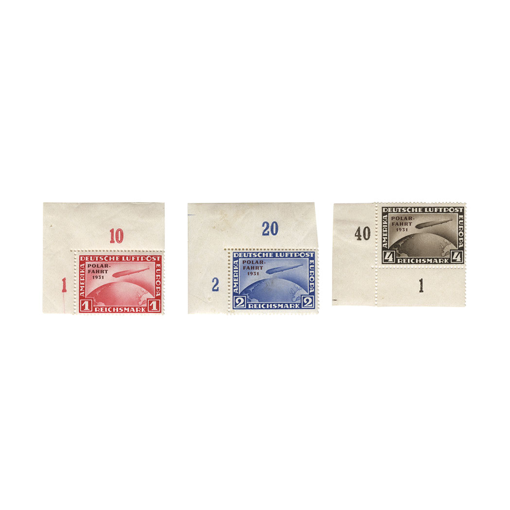 Lot image - Germany, 1930 Polar Flight, Scott C 40-42