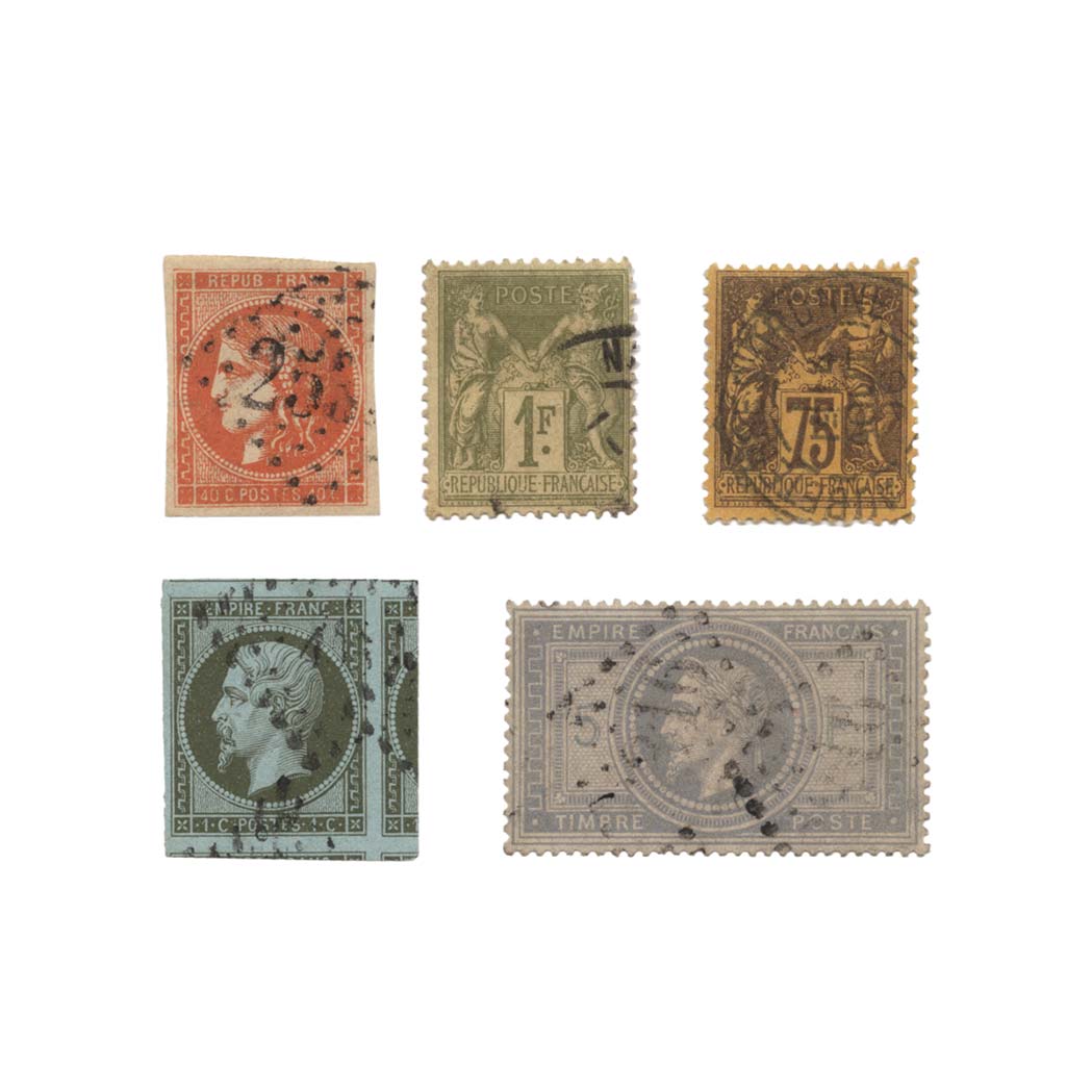 Lot image - France, 19th Century Stamp Collection