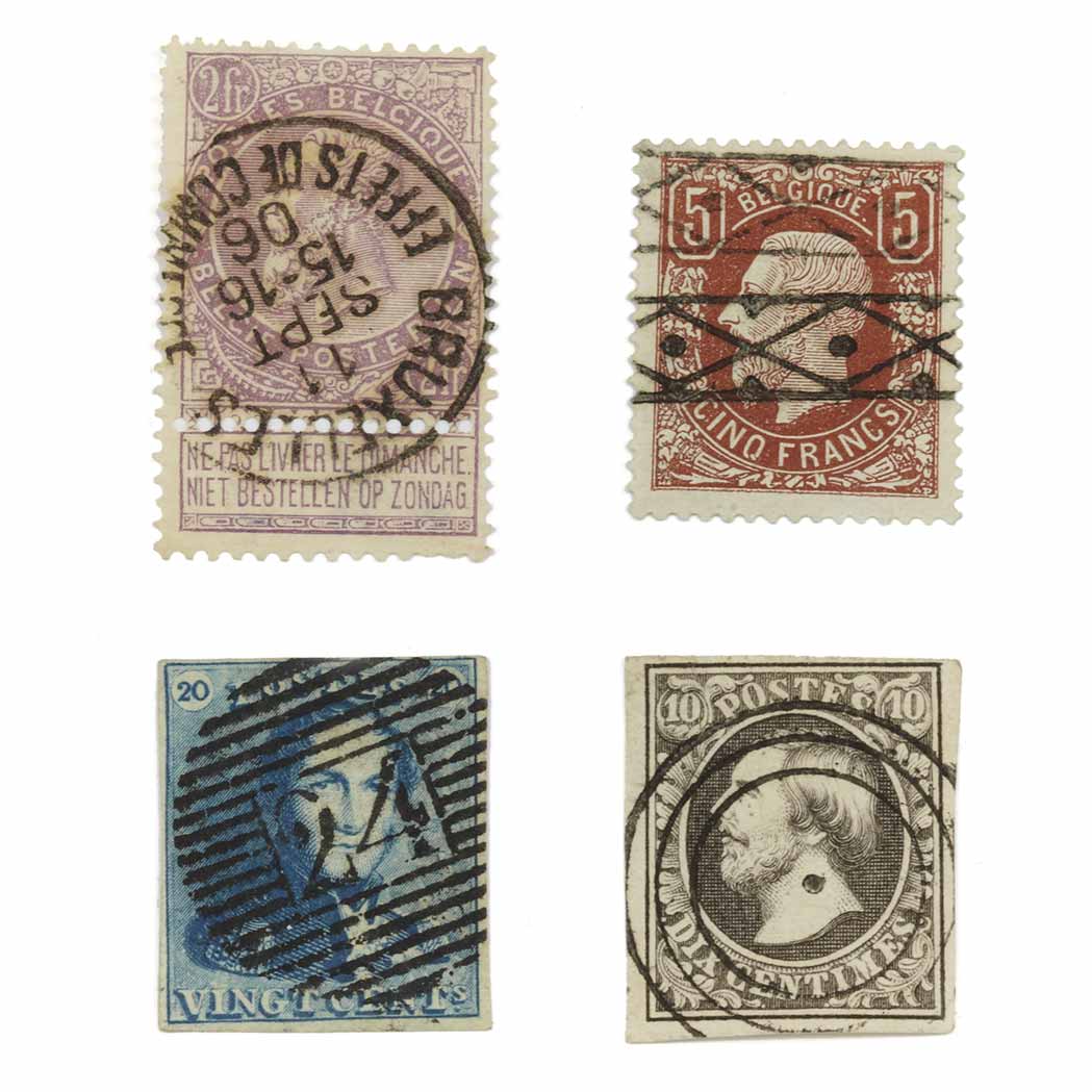 Lot image - Benelux, Small Used Collection of Early Issues