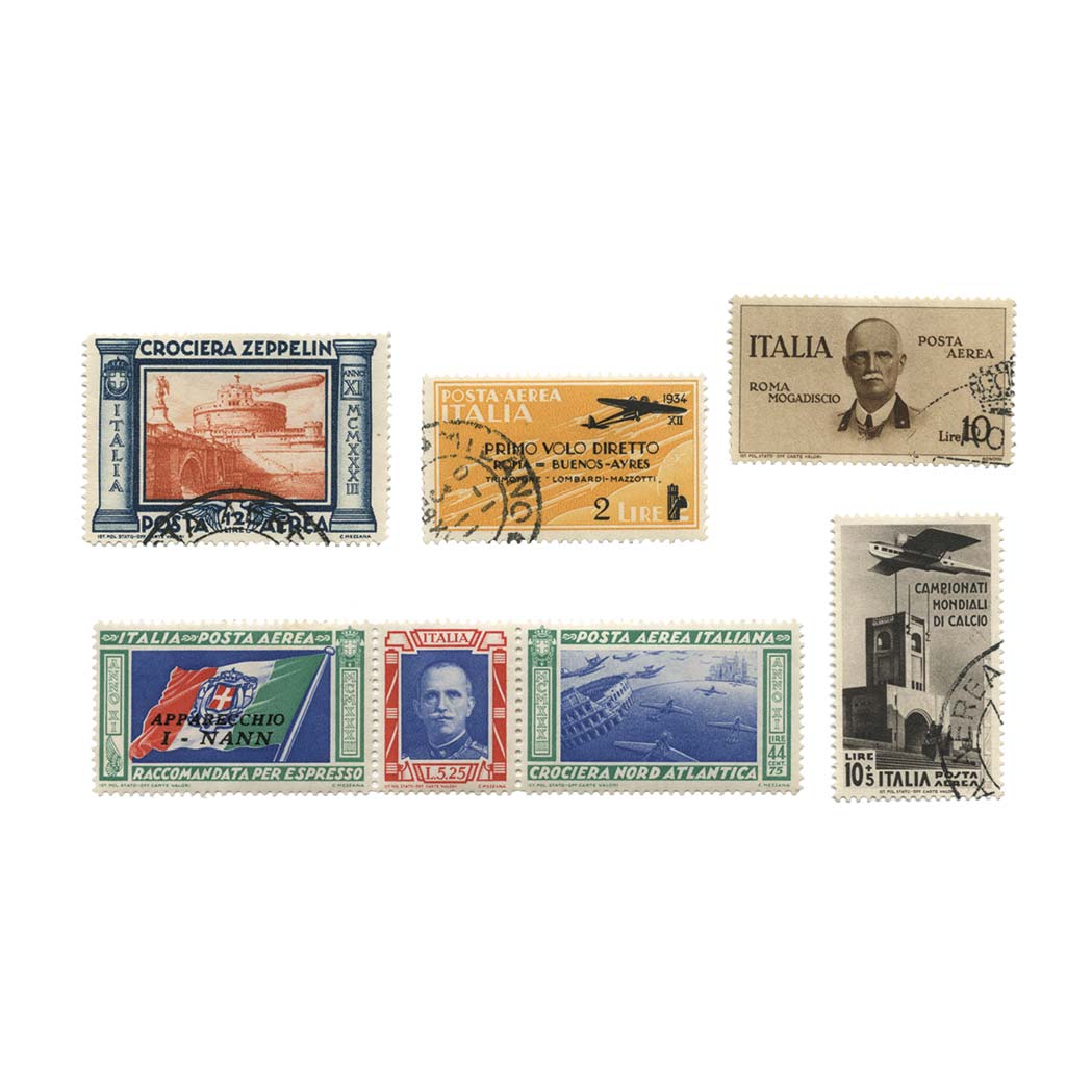Lot image - Italy, Air Mail Stamp Collection