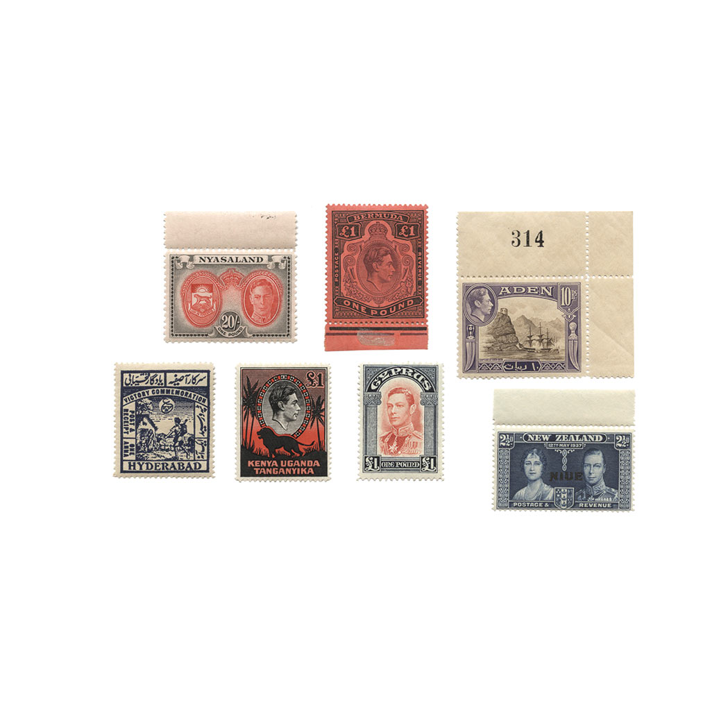 Lot image - British Commonwealth George VI Collection