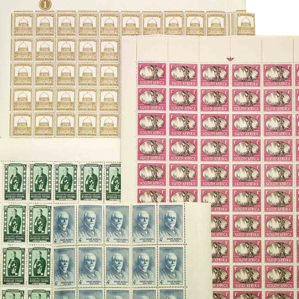 Lot image - Foreign Mint Sheet Accumulation