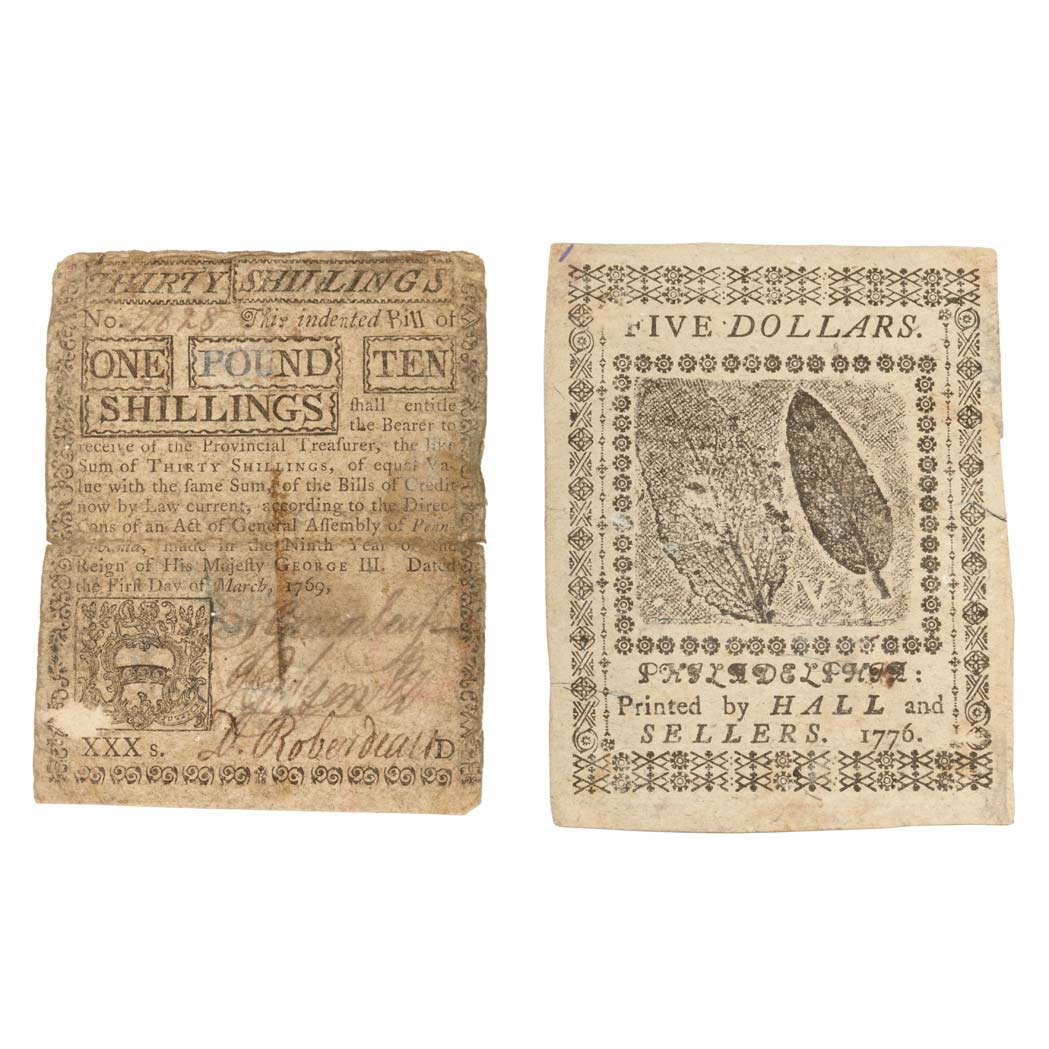 Lot image - Continental and Colonial Currency Group
