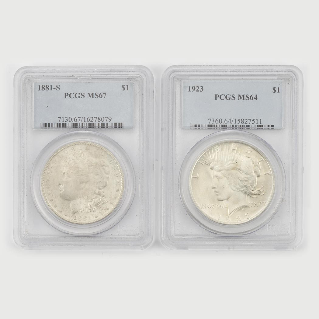 Lot image - United States Silver Dollar Group