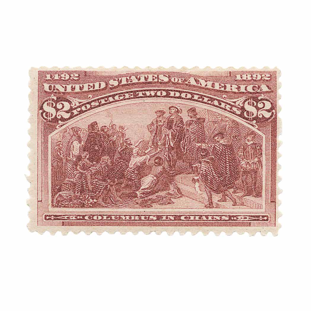 Lot image - United States, 1893 $2 Columbian, Scott #242