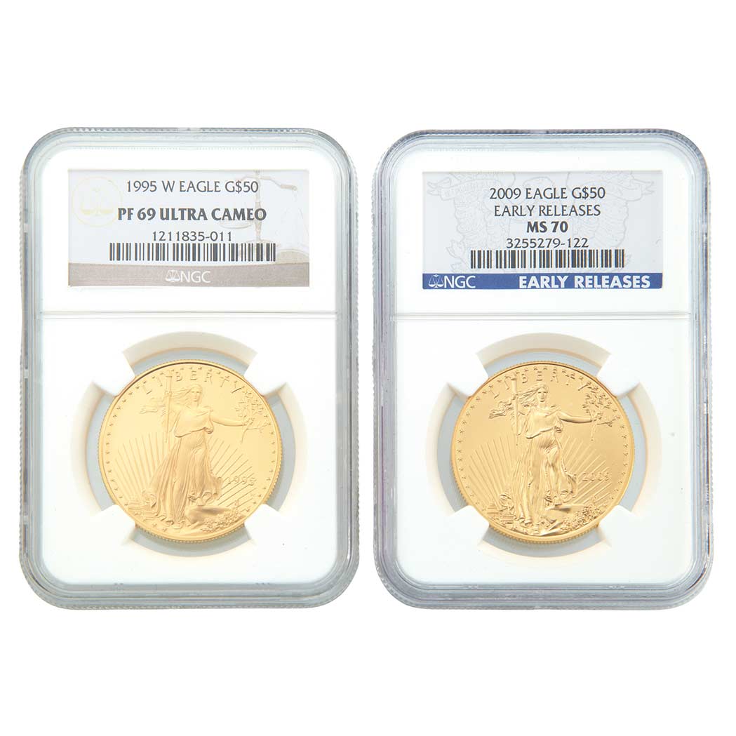Lot image - United States Gold Eagles