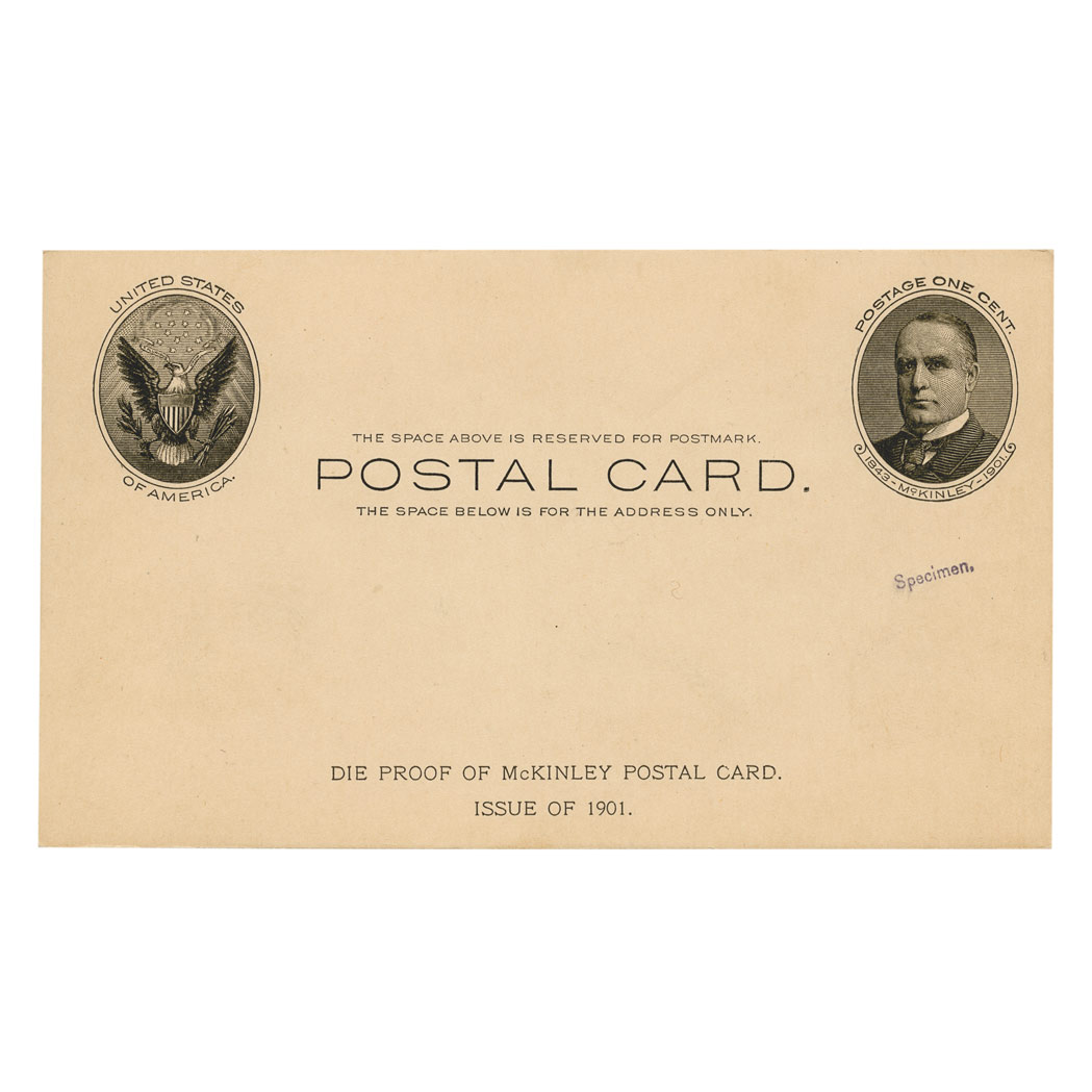 Lot image - United States 1902 1 Cent Postal Card, UX 17 Var.
