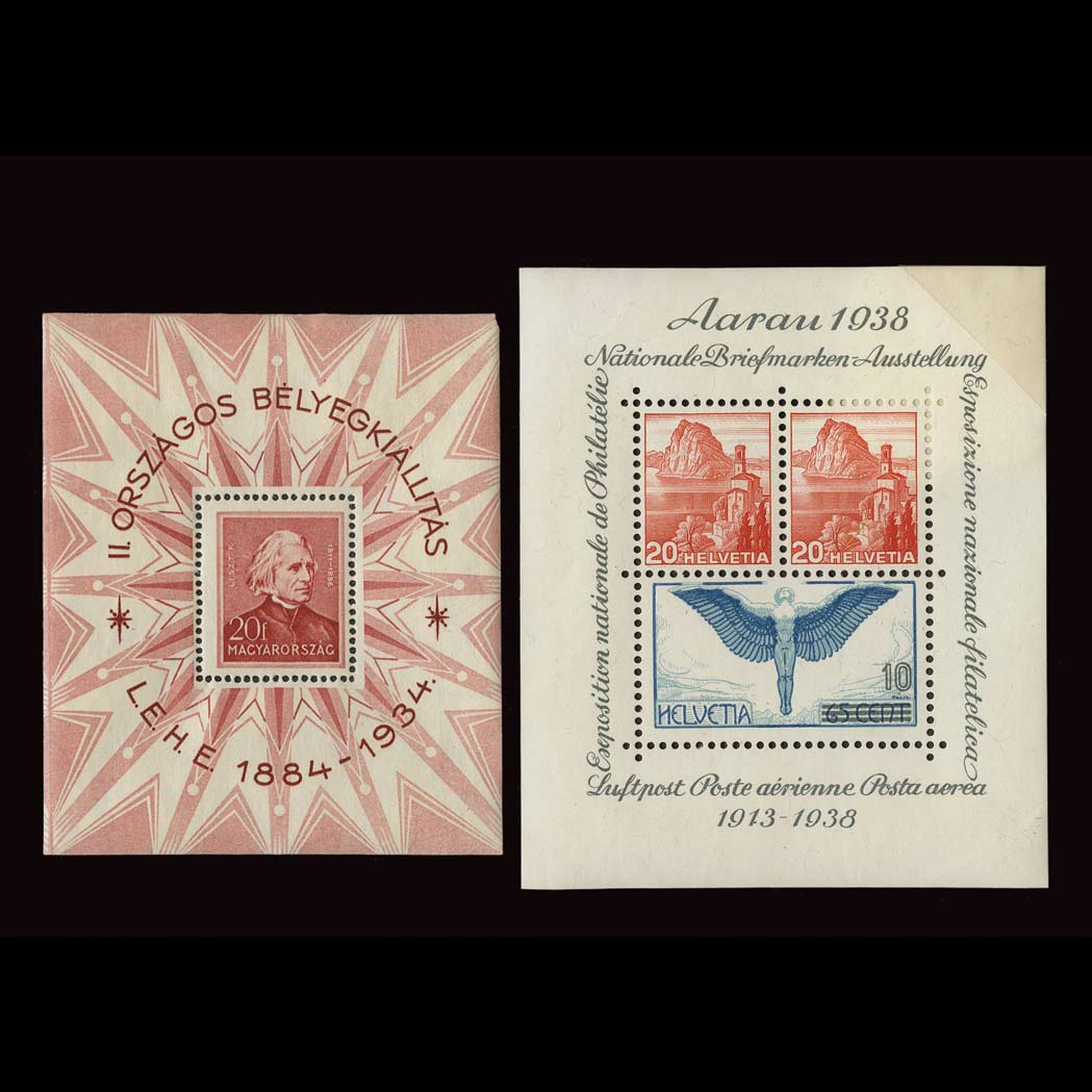 Lot image - European Souvenir Sheet Group